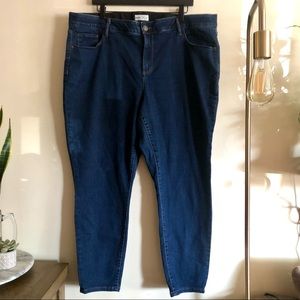 Ava and Viv Plus Size Dark Denim Jeans Size 20W